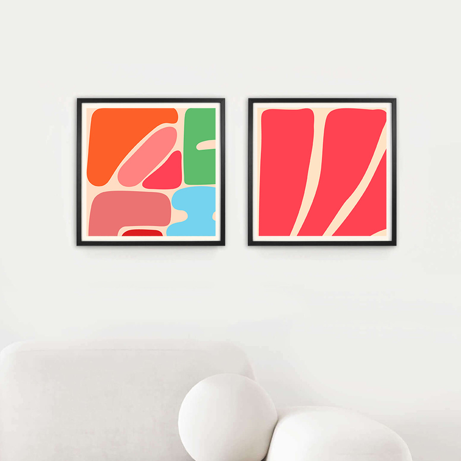 Czarna ramka na zdjęcia w rozmiarze 40x40 cm