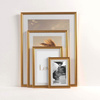 Ramka drewniana PRESTO 1858, szlachetna fotoramka na zdjęcia, plakaty lub rysunki - kolor złoty