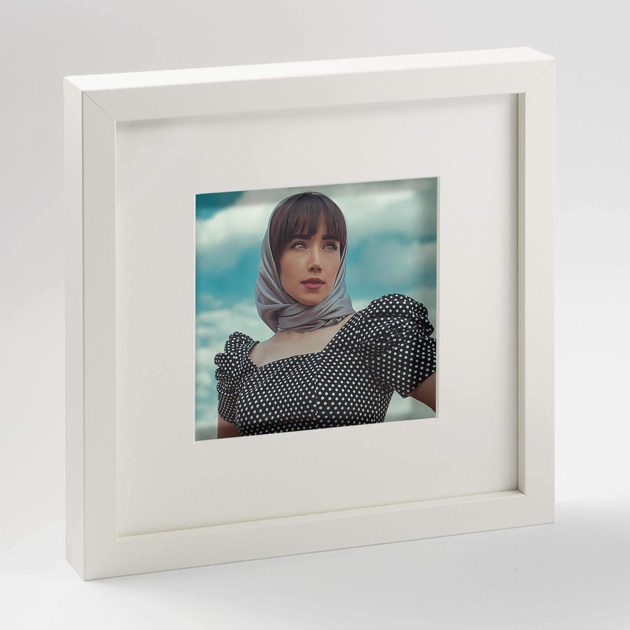 Ramka przestrzenna EXPO 3D Biała 13x18 cm (9x13cm)