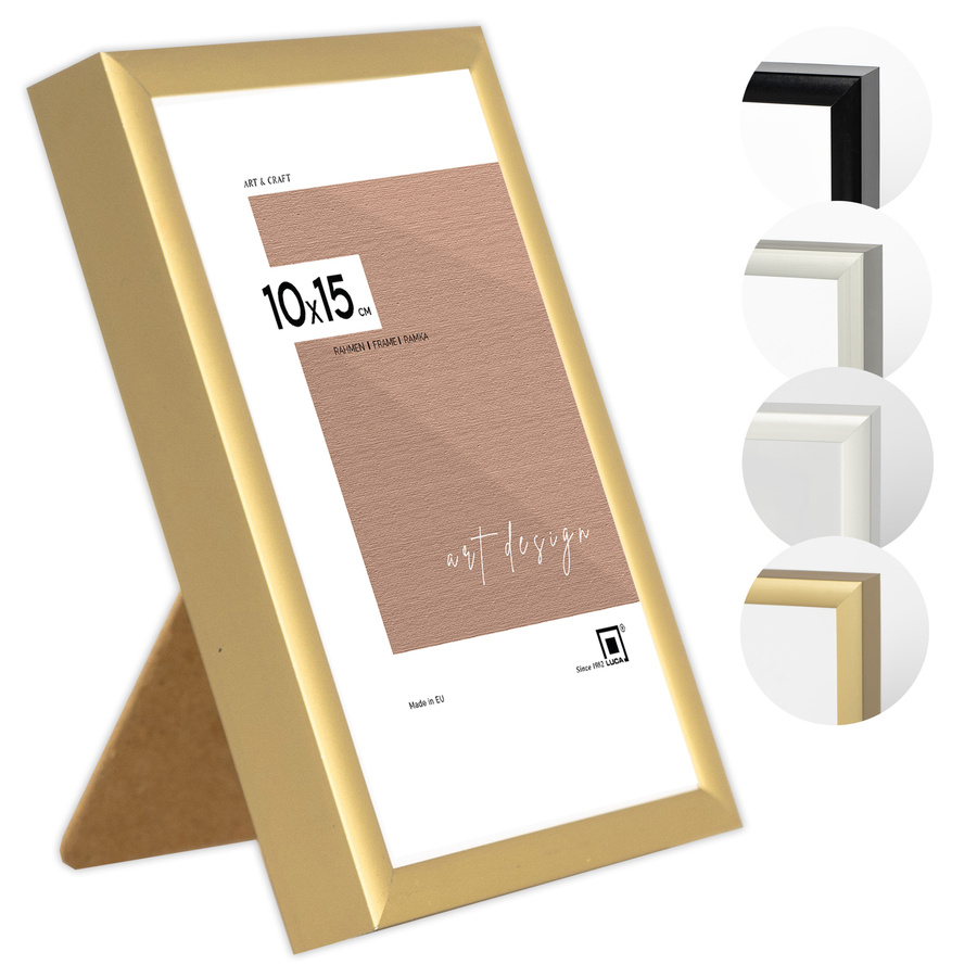 Ramka aluminiowa ROYALL Złota 10x15 cm