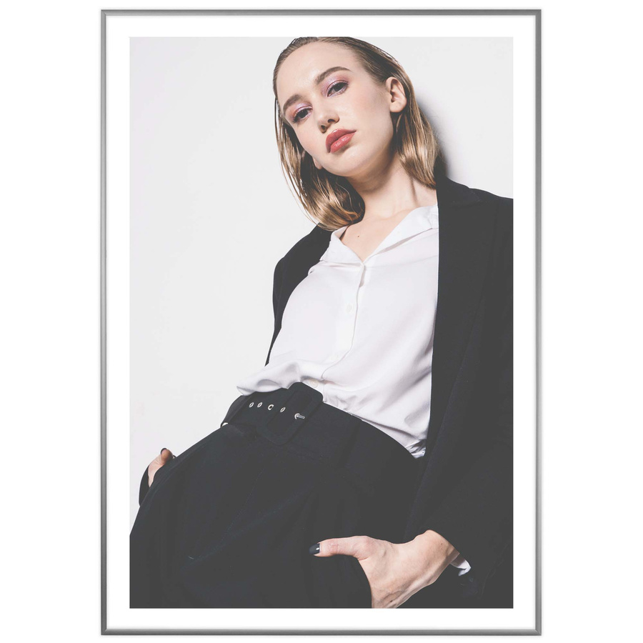 Ramka aluminiowa ROYALL Srebrne 70x100 cm