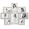 Multirama w srebrnym kolorze MULTI HEN S na 8 zdjęć ramka na zdjęcia