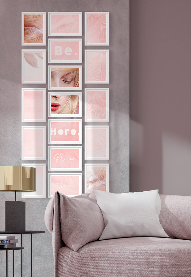 Zestaw ramek PINIA 1 GF0028 - galeria ramek na 17 zdjęć