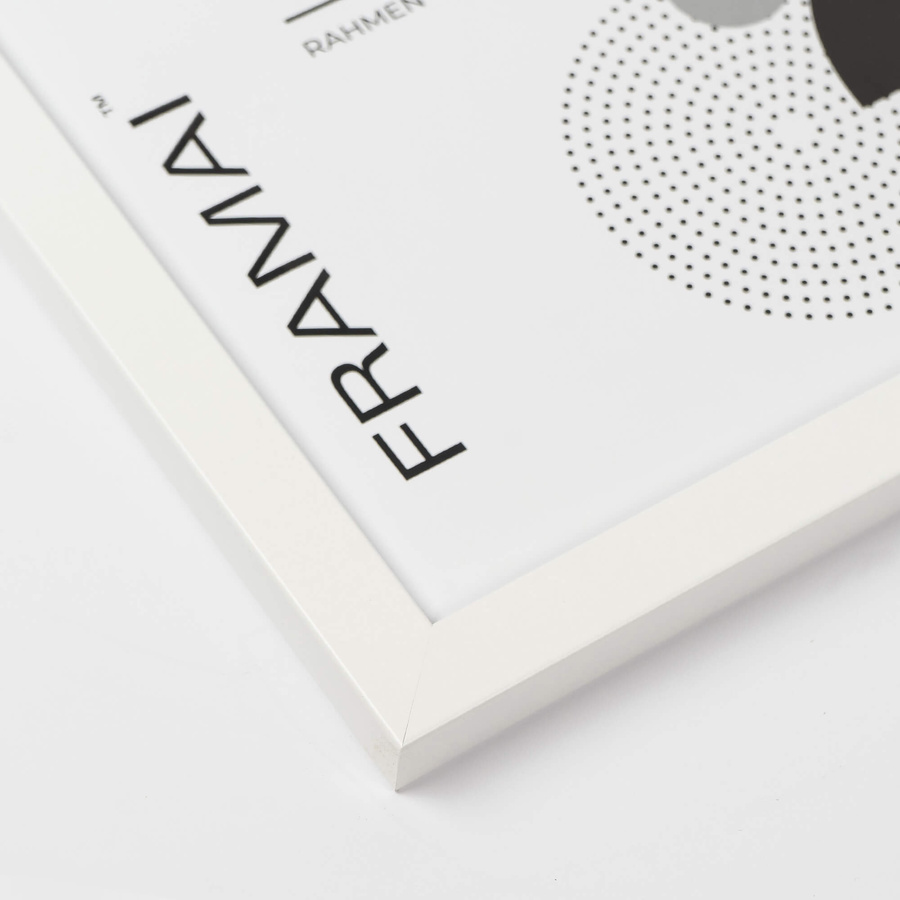 Biała ramka na zdjęcia w rozmiarze 40x40 cm