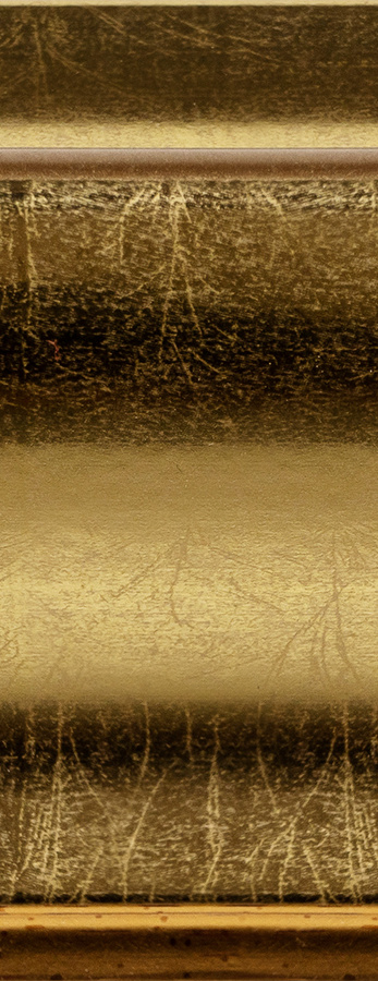 Rama do obrazów, zdjęć oraz plakatów na wymiar LUCA #3076. Klasyczna, drewniana oprawa - sima, kolor złoty