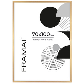 Złota ramka HEN Z 70x100 cm