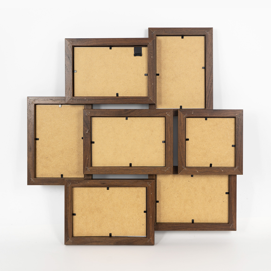 Multirama brązowa MULTI HEN 4 na 7 zdjęć ramka na zdjęcia