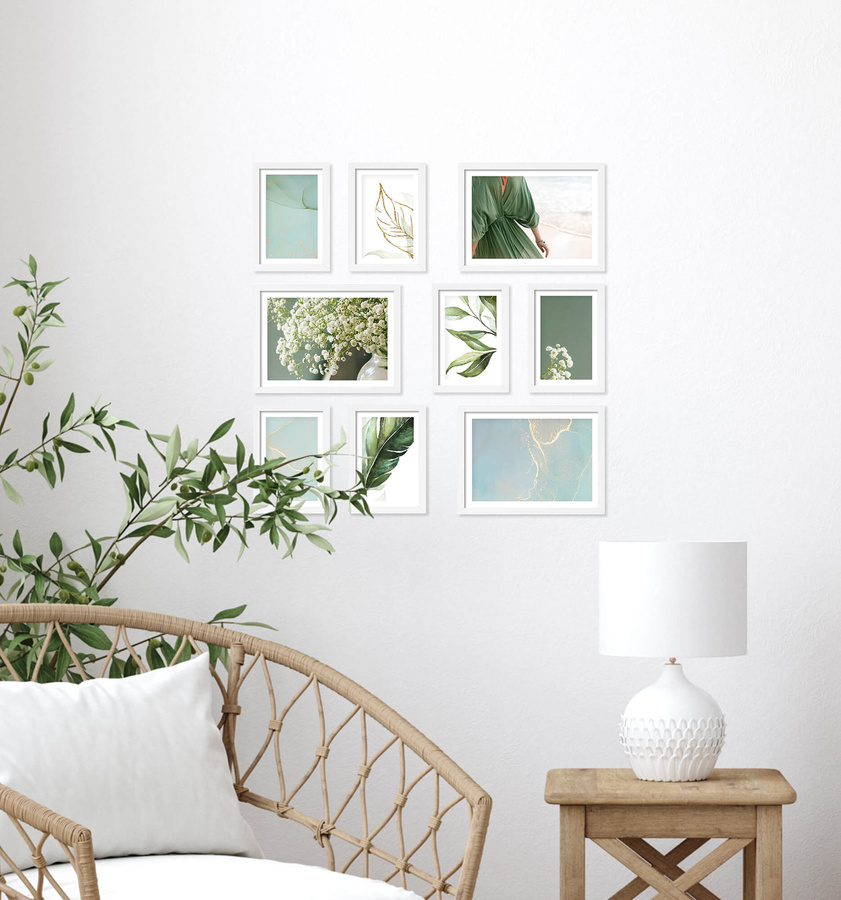 Zestaw ramek PINIA 1 GF0027 - galeria ramek na 9 zdjęć