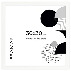 Biała ramka na zdjęcia  w rozmiarze 30x30 cm