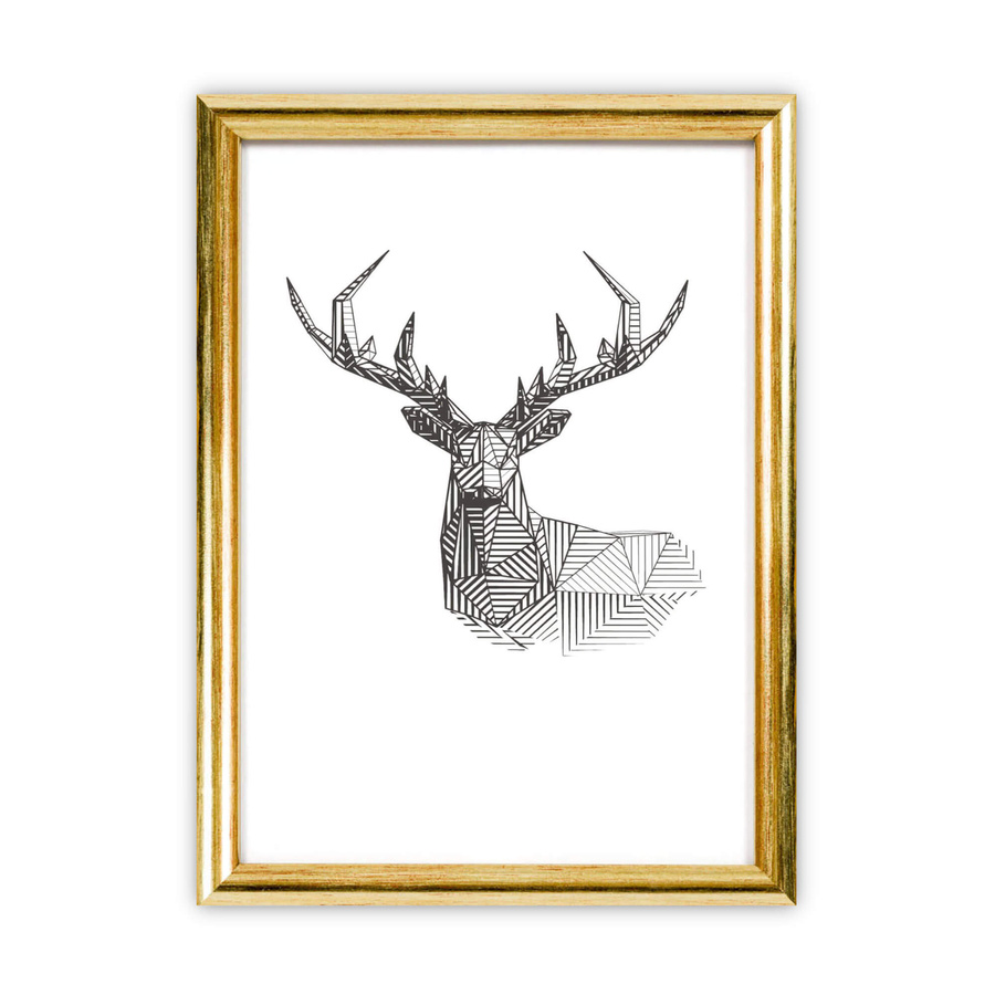 Zestaw złotych ramek galeria HIT 1 Z GF0009-CORNER