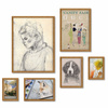 Zestaw dębowych ramek galeria HIT 33 GF0010