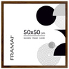 Brązowa ramka na zdjęcia  w rozmiarze 50x50 cm
