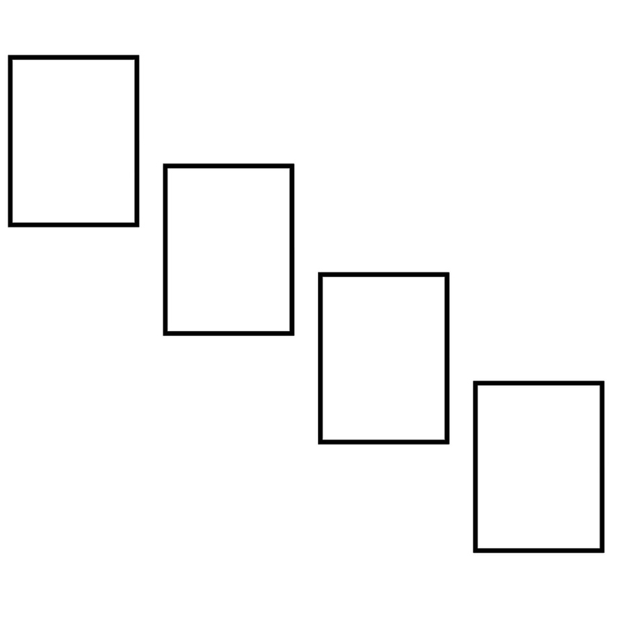Zestaw ramek PINIA 1 GF0034 L- galeria ramek na 4 zdjęcia