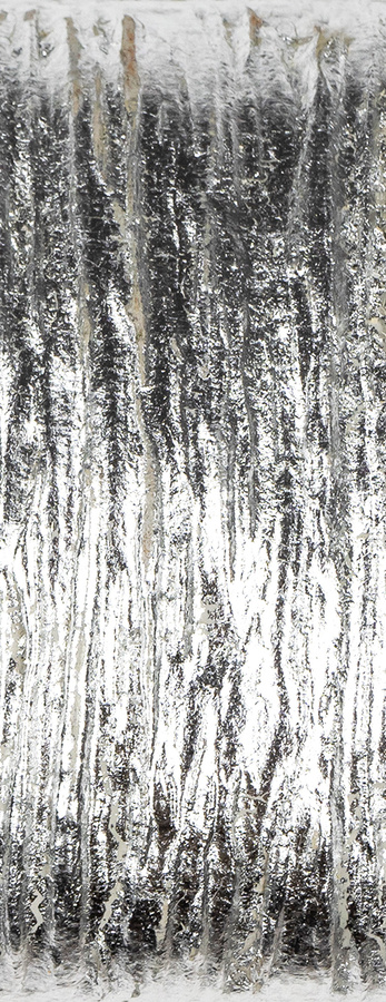 Rama do obrazów, zdjęć oraz luster na wymiar LUCA #3018. Ozdobna nowoczesna, drewniana oprawa - kolor srebrny