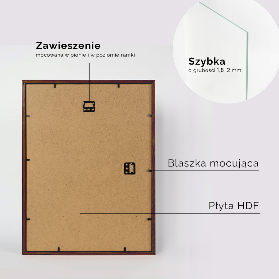 Pakiet ramek drewnianych 5 szt. PINIA 3 5SZT 30x40 cm