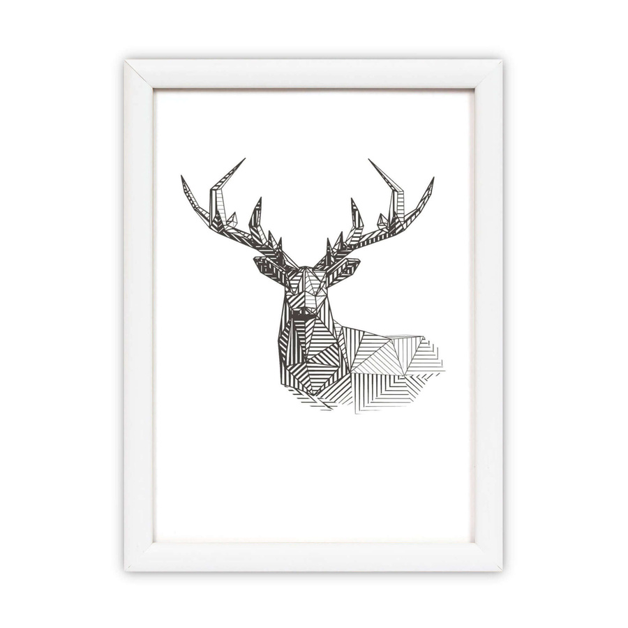 Zestaw białych ramek galeria HIT 01 GF0002