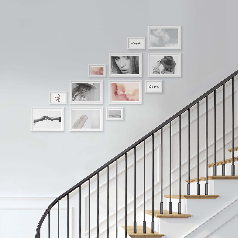 Zestaw ramek PINIA 1 GF0032 R - galeria ramek na 12 zdjęć