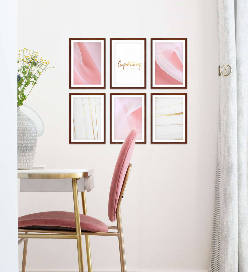 Zestaw ramek PINIA 3 GF0020 - galeria ramek na 6 zdjęć