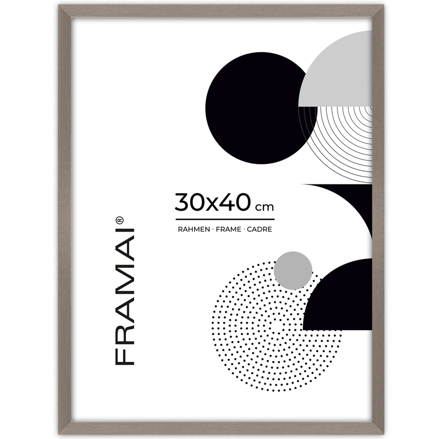 Srebrna ramka na zdjęcia LUX ST w rozmiarze 30x40 cm