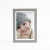 Ramka drewniana PINIA 3333, płaska fotoramka na zdjęcia, plakaty lub rysunki - kolor popielaty