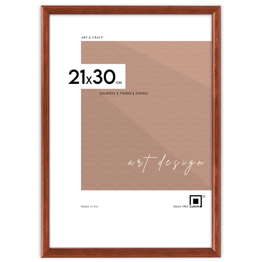 Galeria ścienna PRESTO 5 GF0003. Zestaw brązowych ramek na ścianę