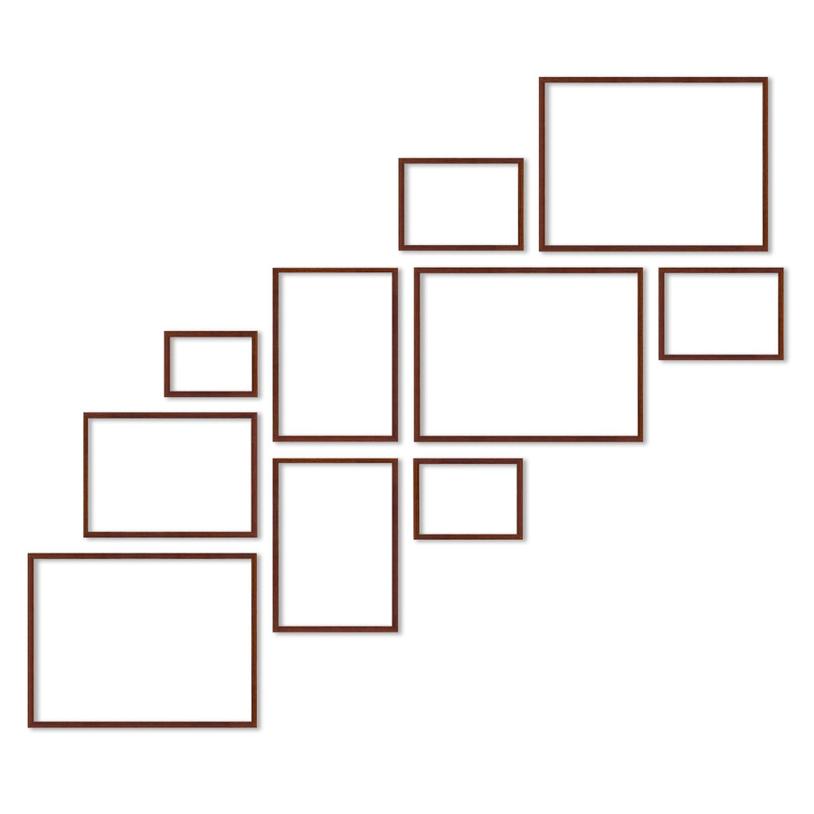 Zestaw ramek PINIA 3 GF0033 R - galeria ramek na 10 zdjęć