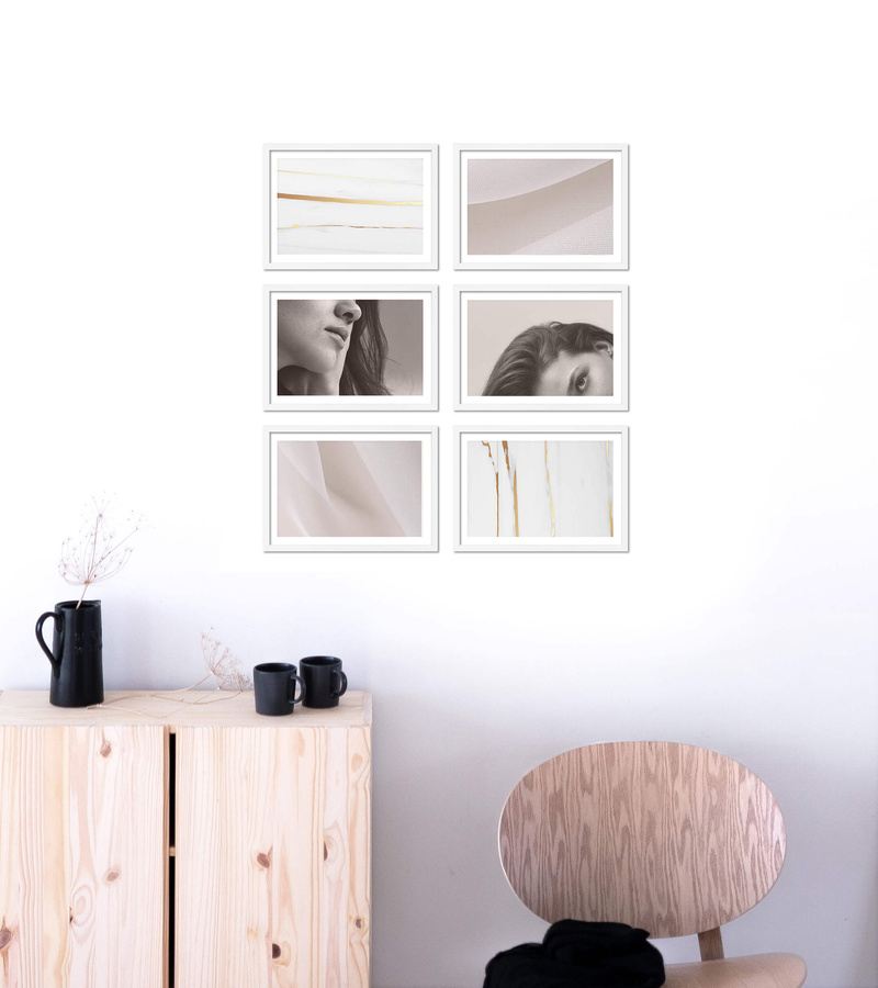 Zestaw ramek PINIA 2 GF0020 - galeria ramek na 6 zdjęć