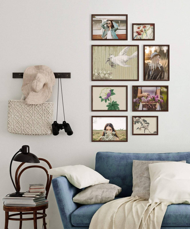 Zestaw brązowych ramek galeria HIT 4 GF0009