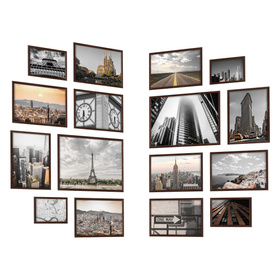 Zestaw brązowych ramek galeria HIT 4 GF0009-CORNER