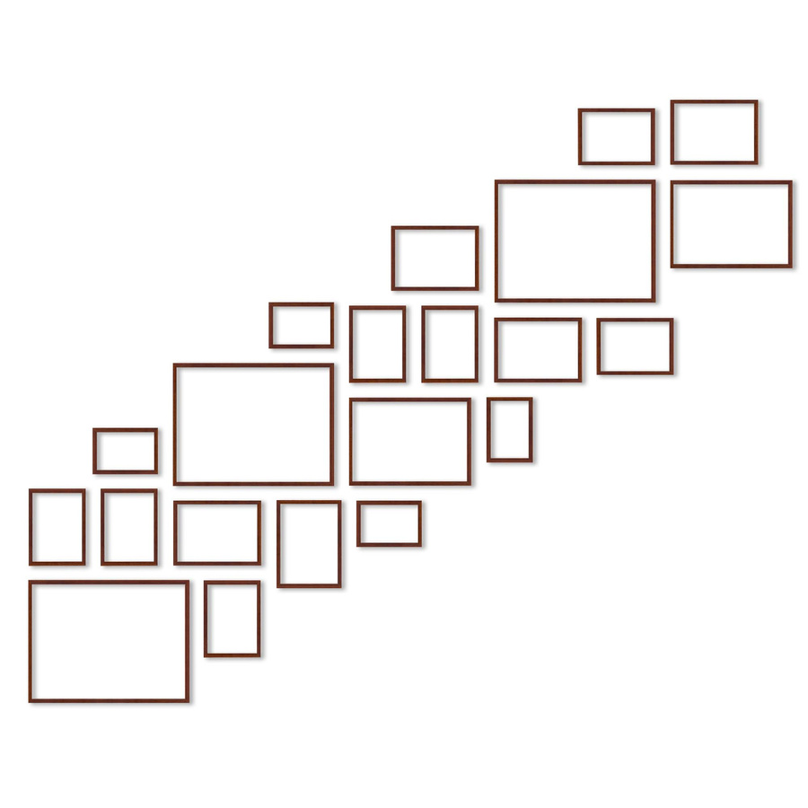 Zestaw ramek PINIA 3 GF0035 R- galeria ramek na 21 zdjęć