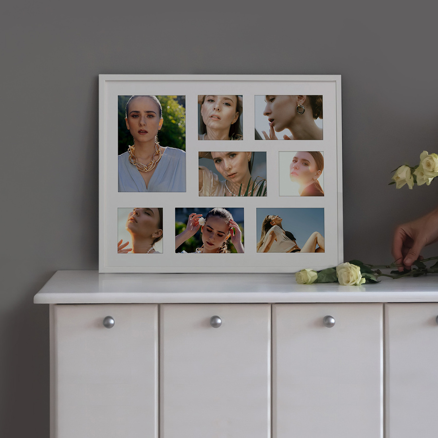 Foto galeria na 8 zdjęć White 40x50 C