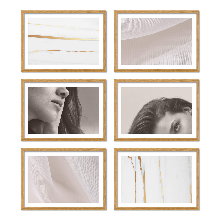 Zestaw ramek PINIA 00 GF0020 - galeria ramek na 6 zdjęć