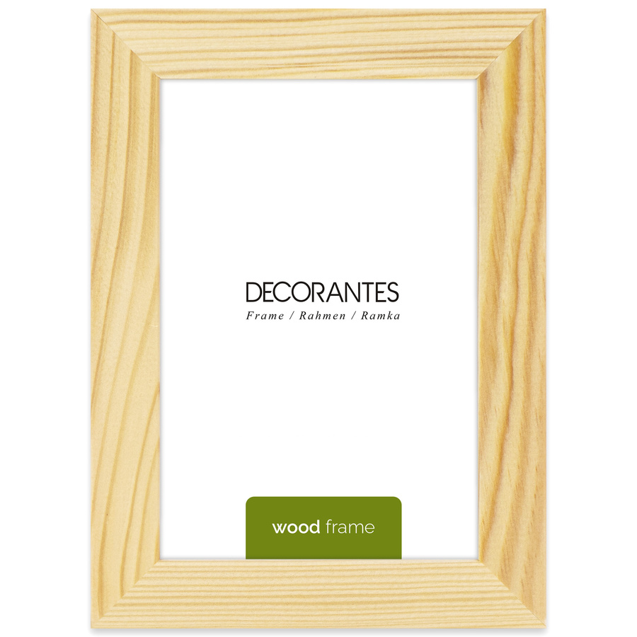 Ramka z drewna surowego na zdjęcia 5 szt. RAW 10x15 cm