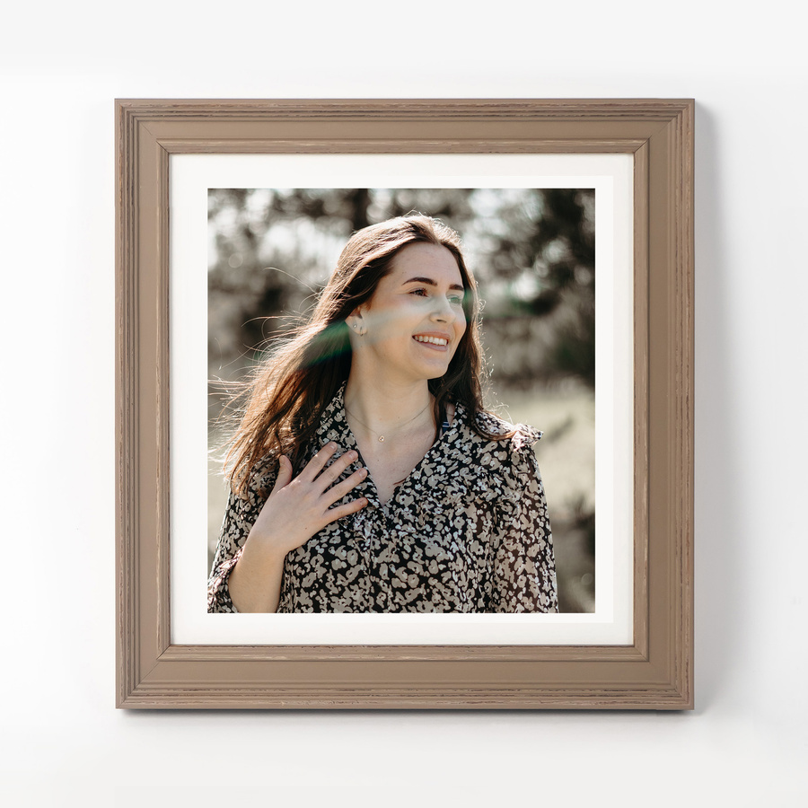 Ramka drewniana na zdjęcia DRL Z 3 30x30 cm