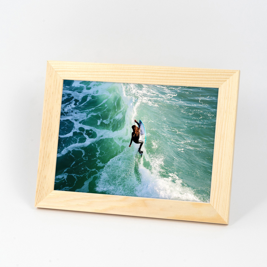 Ramka z drewna surowego na zdjęcia 5 szt. RAW 13x18 cm