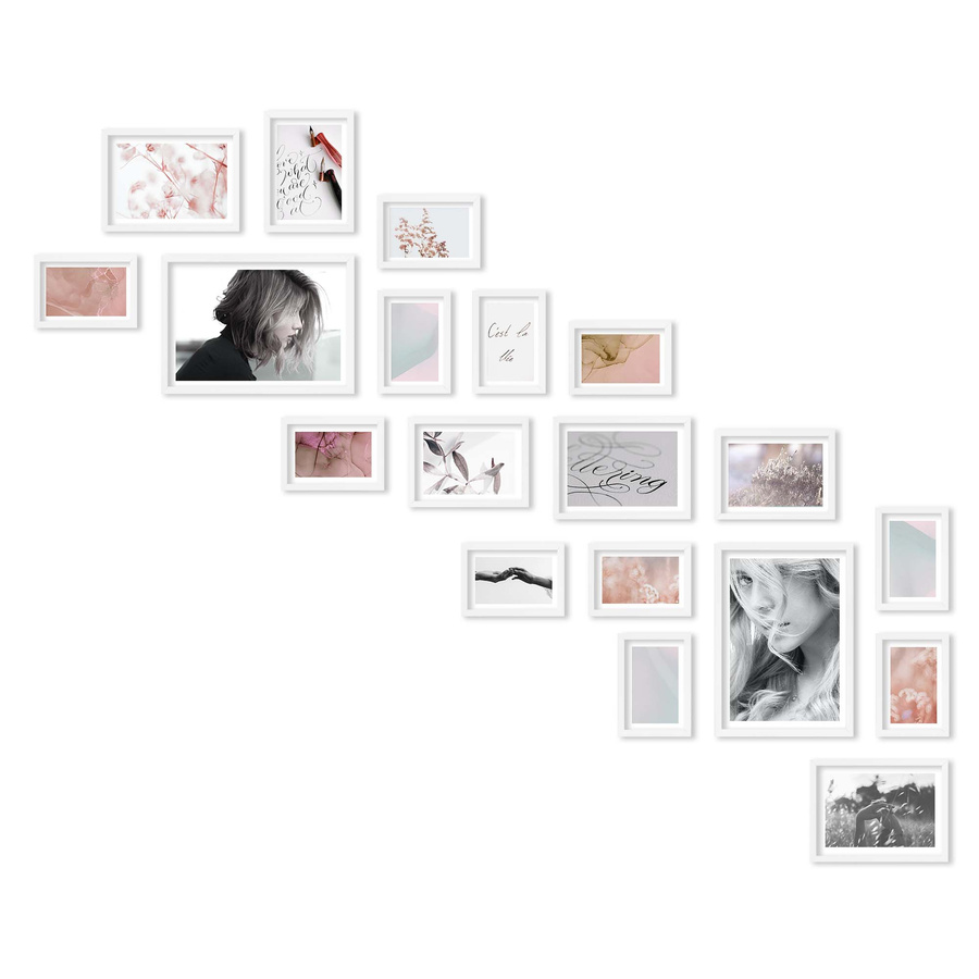 Zestaw ramek PINIA 1 GF0036 L- galeria ramek na 19 zdjęć