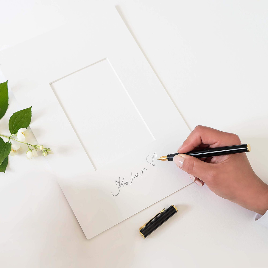 Passe partout 13x18 (10x15) BIAŁY SUPER WHITE LUCA Q5101