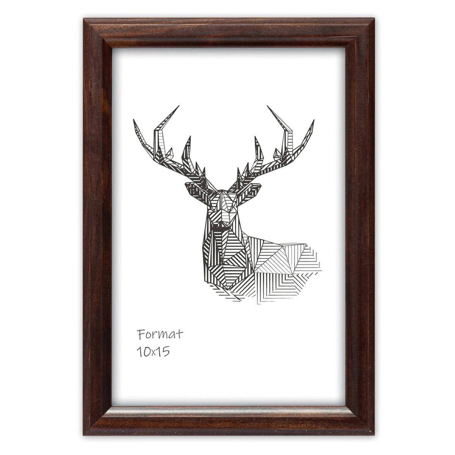 Galeria ścienna PRESTO 44 GF0006. Zestaw brązowych ramek na ścianę