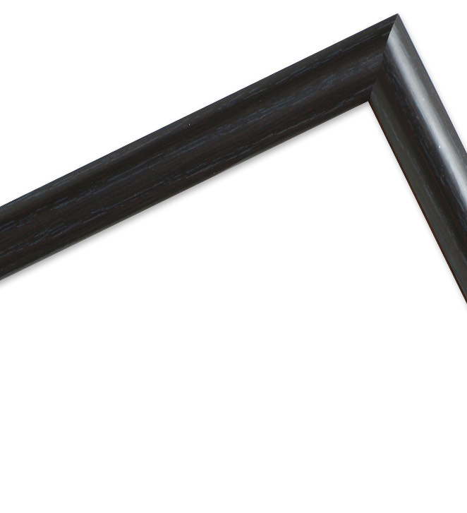 Ramka drewniana SALA 1883, obła fotoramka na zdjęcia, plakaty lub rysunki - kolor wenge, strukturalna