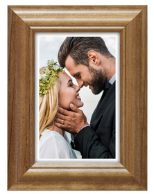 Ramka drewniana VIESTE 2073, szlachetna i trwała fotoramka na zdjecia, plakaty lub obrazy - kolor brązowy