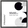 Czarna ramka na zdjęcia o rozmiarze 50x50 cm