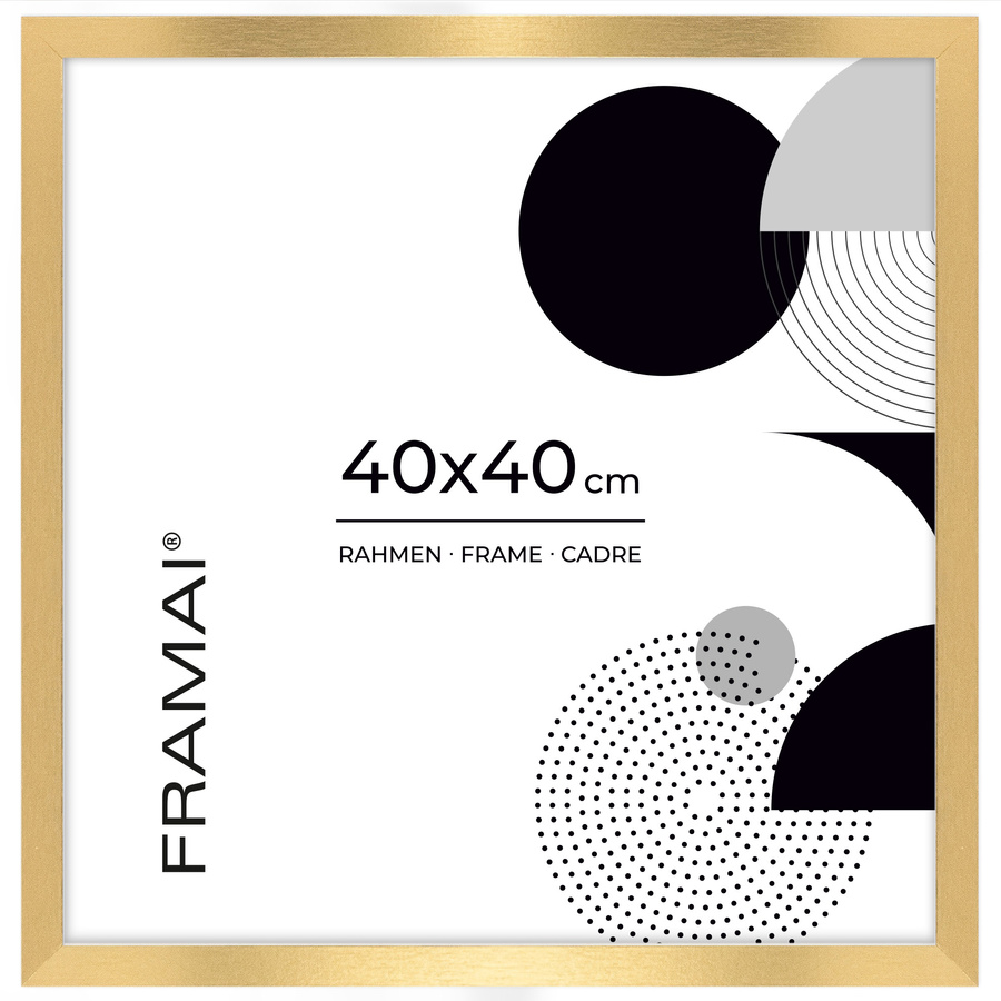 Ramka złota HEN Z 40x40 cm