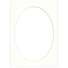 Passe partout 15x21 (13x18) OWAL LUCA Q5102 SNOW WHITE - BIAŁY