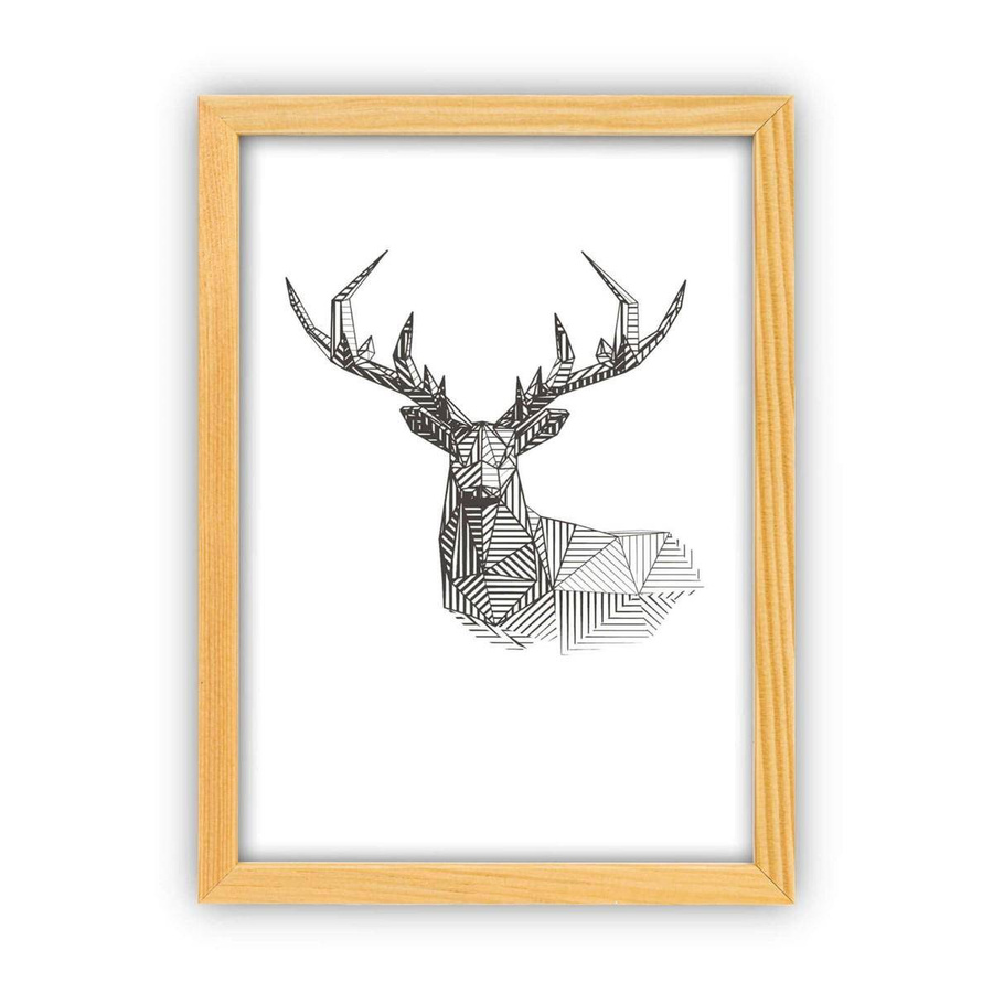 Galeria ścienna PINIA 0 GF0004. Zestaw naturalnych ramek na ścianę