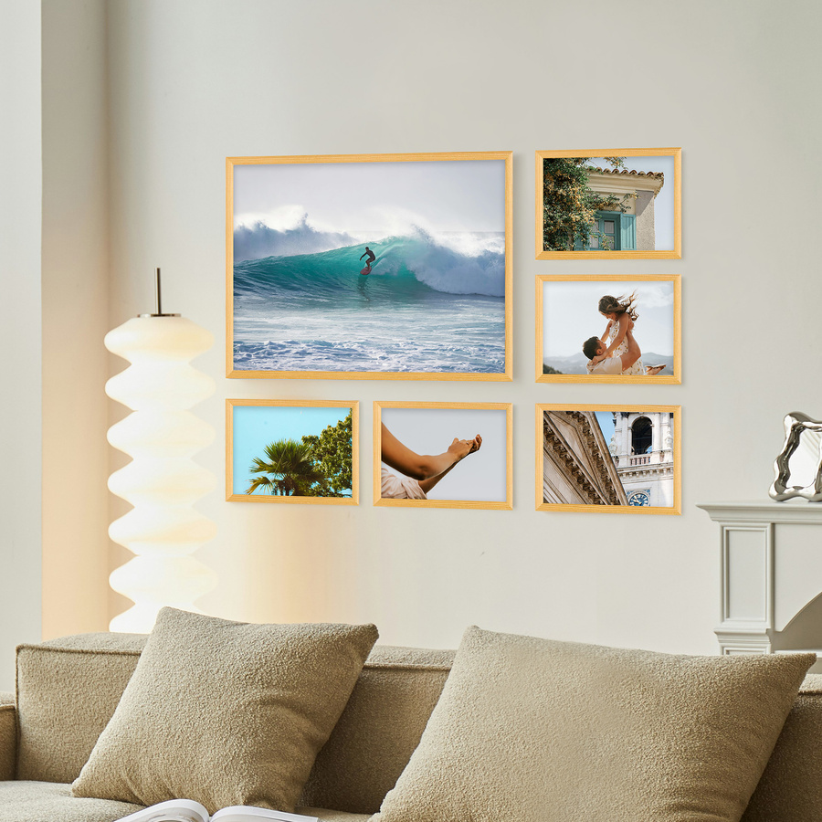 Zestaw naturalnych ramek galeria HIT 0 GF0002