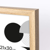 Ramka na zdjęcia w dębowym kolorze FDM 02 w rozmiarze 30x30 cm