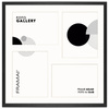 Foto galeria 40x40 cm na 4 zdjęcia o wymiarach 13x18 cm czarna
