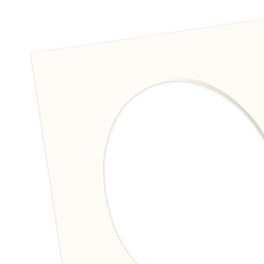 Passe partout 15x21 (13x18) BIAŁY OWAL CHALK LUCA Q5103