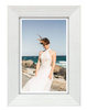 Ramka drewniana COLLE 2980, nowoczesna fotoramka na zdjęcia, plakaty lub rysunki - kolor biały