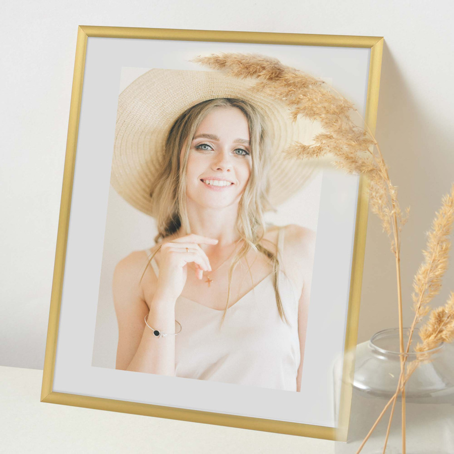 Ramka aluminiowa ROYALL Złota 24x30 cm